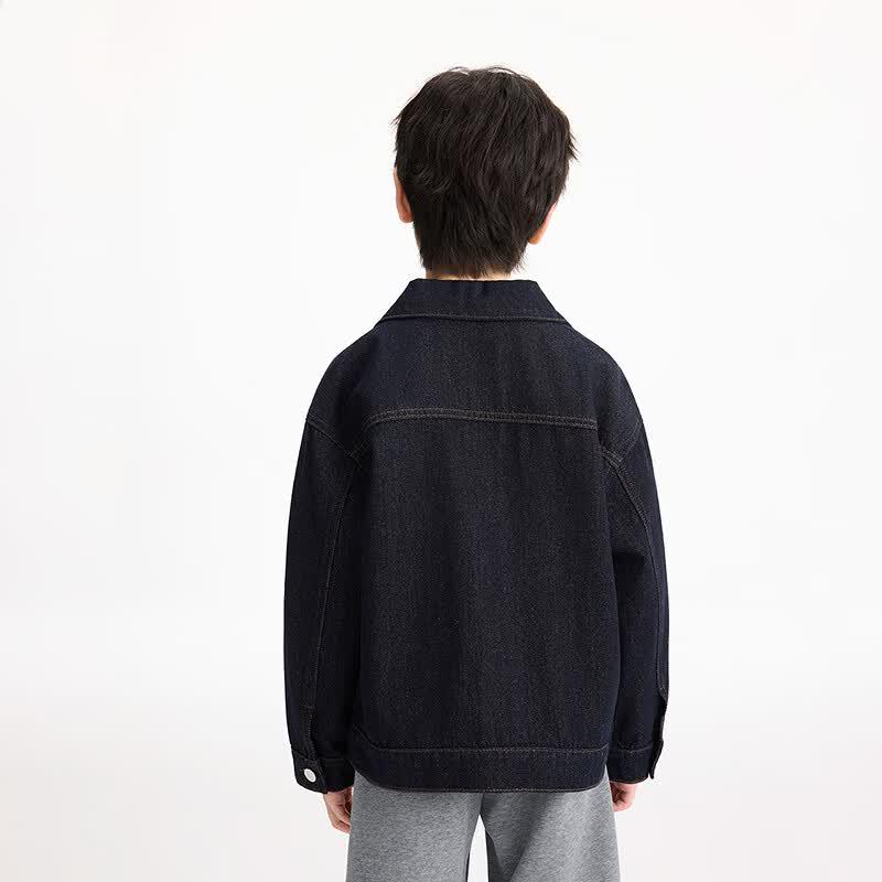Boys' Retro Stitch Denim Jacket
