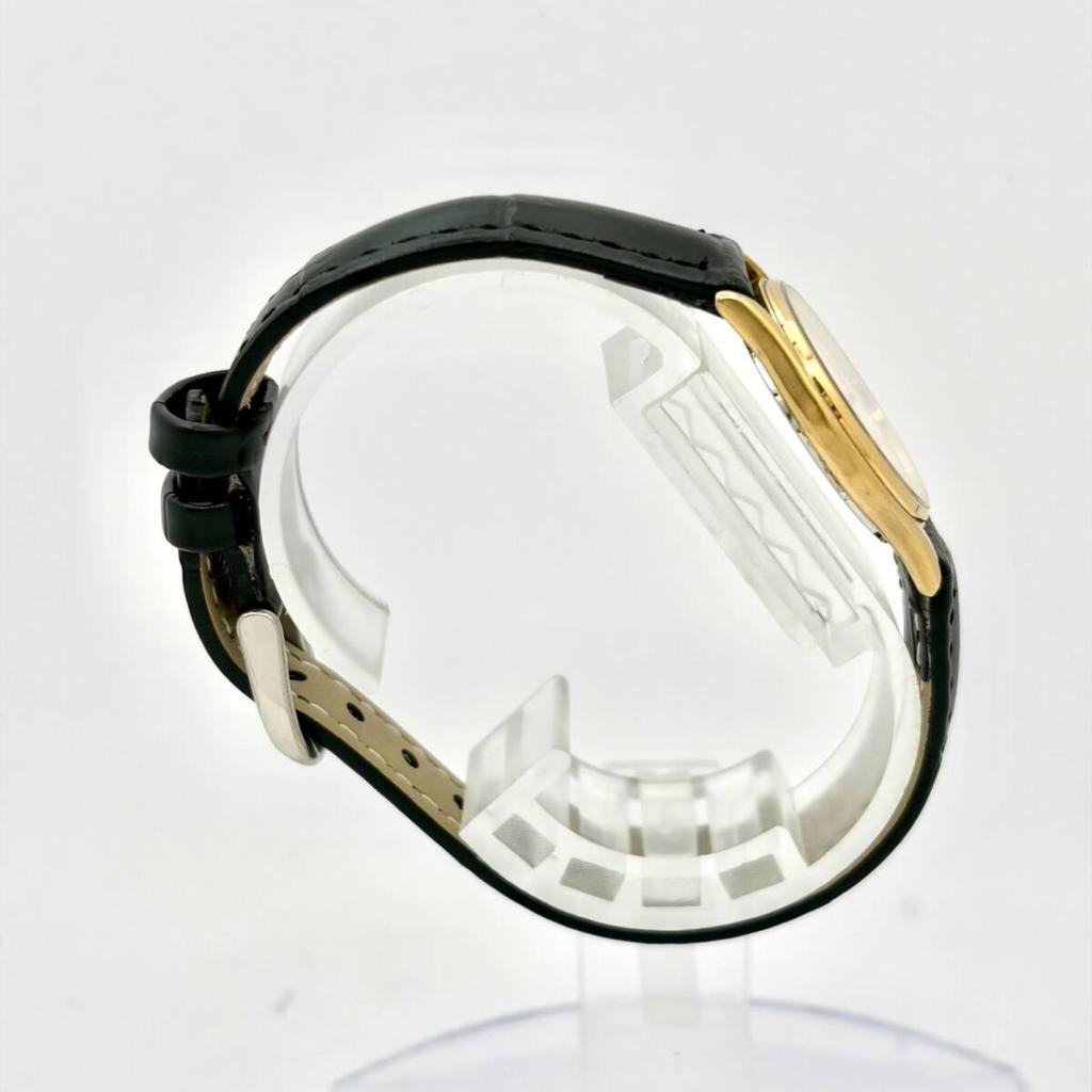 [New Battery] SEIKO Exceline Ladies Watch Gold 8420-0040 183578 New Belt