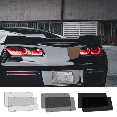 Car Clear Reflective Anti-Speed Red Light Toll Camera Stopper License Plate Cover License Plate Shell Unbreakable Holder