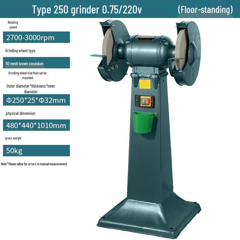 Fujiwara Industrial Grade Bench Grinder with Dust Collector & Knife Sharpener - Vertical, Eco-Friendly Tool