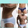 Pump! Men's Low Waist Sexy Triangle Underwear U Convex Hip-lifting Cotton Breathable Knickers