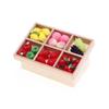 Market Fruit Shelf Miniature Stall Shelf Model Grocery Store Accessories Role Play Supermarket for Market Doll House