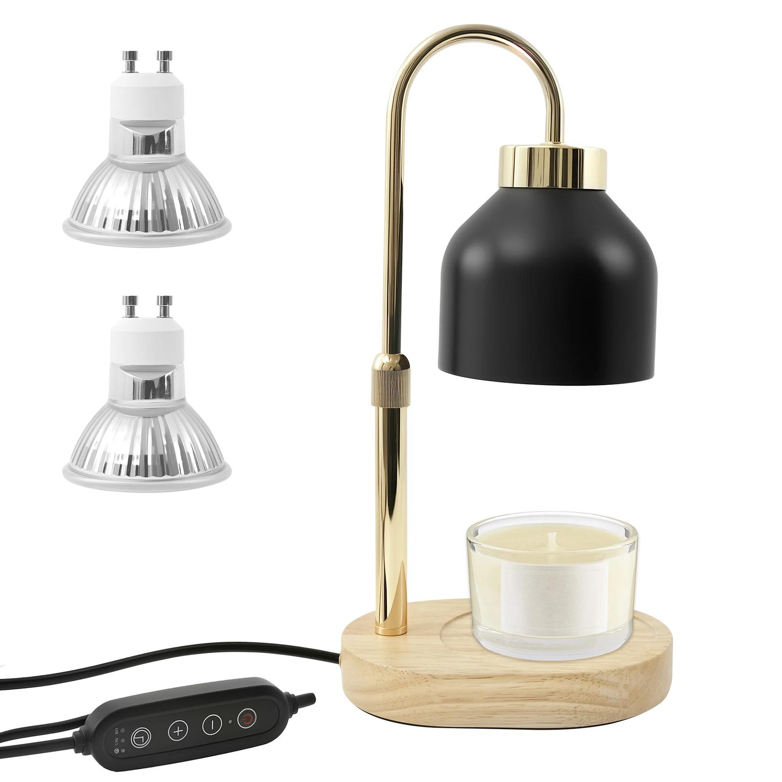 

Electric Candle Warmer Lamp Adjustable Height Brightness Candle Lamp Warmer for Jar Candles Home Decor Birthday Gifts US Plug
