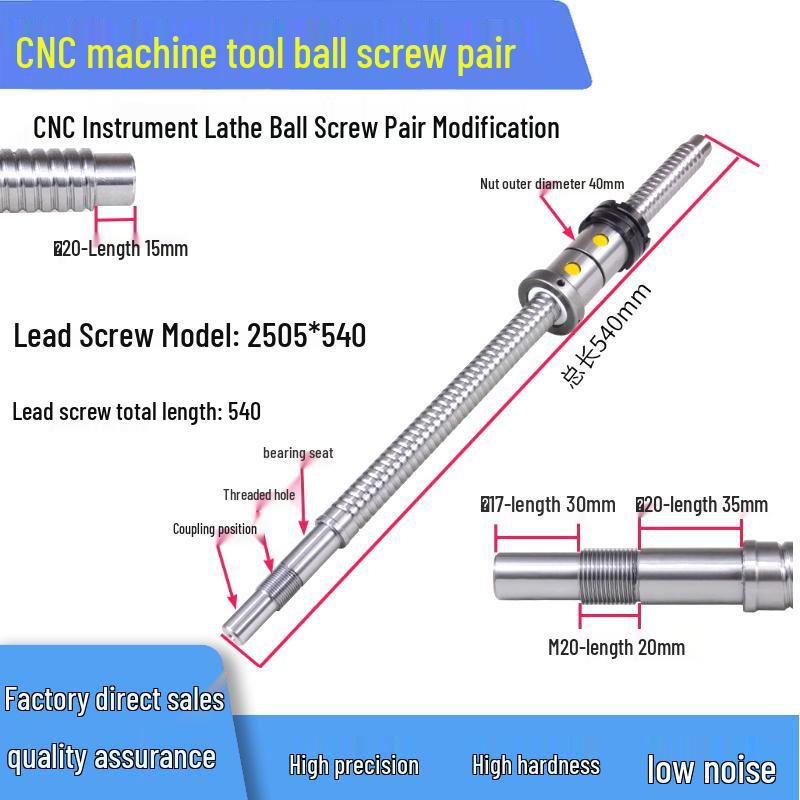 CNC Machine Tool Lead Screw Ball Screw 0630 for Grinding Modification