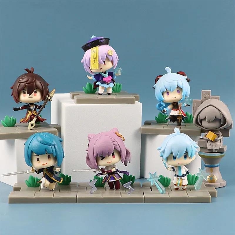 

Genshin Impact Anime Figure Blind Box Random Character Collectible Action Figure Toy Beautiful Gift for Fans Mystery Box Lucky Draw Model