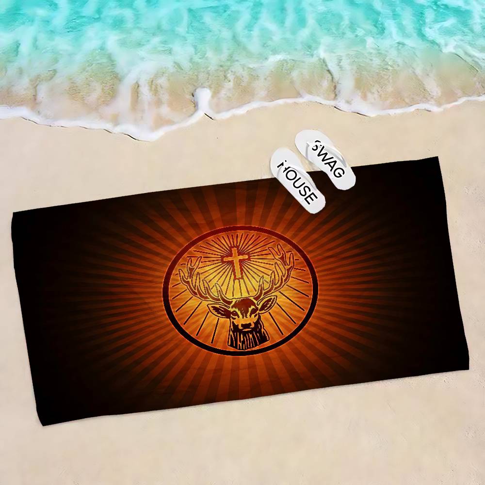 Microfiber Blanket Quick Drying Beach Towel Printed Super Absorbent Pool Bath Towel for Swimming Travel Outdoor Sport