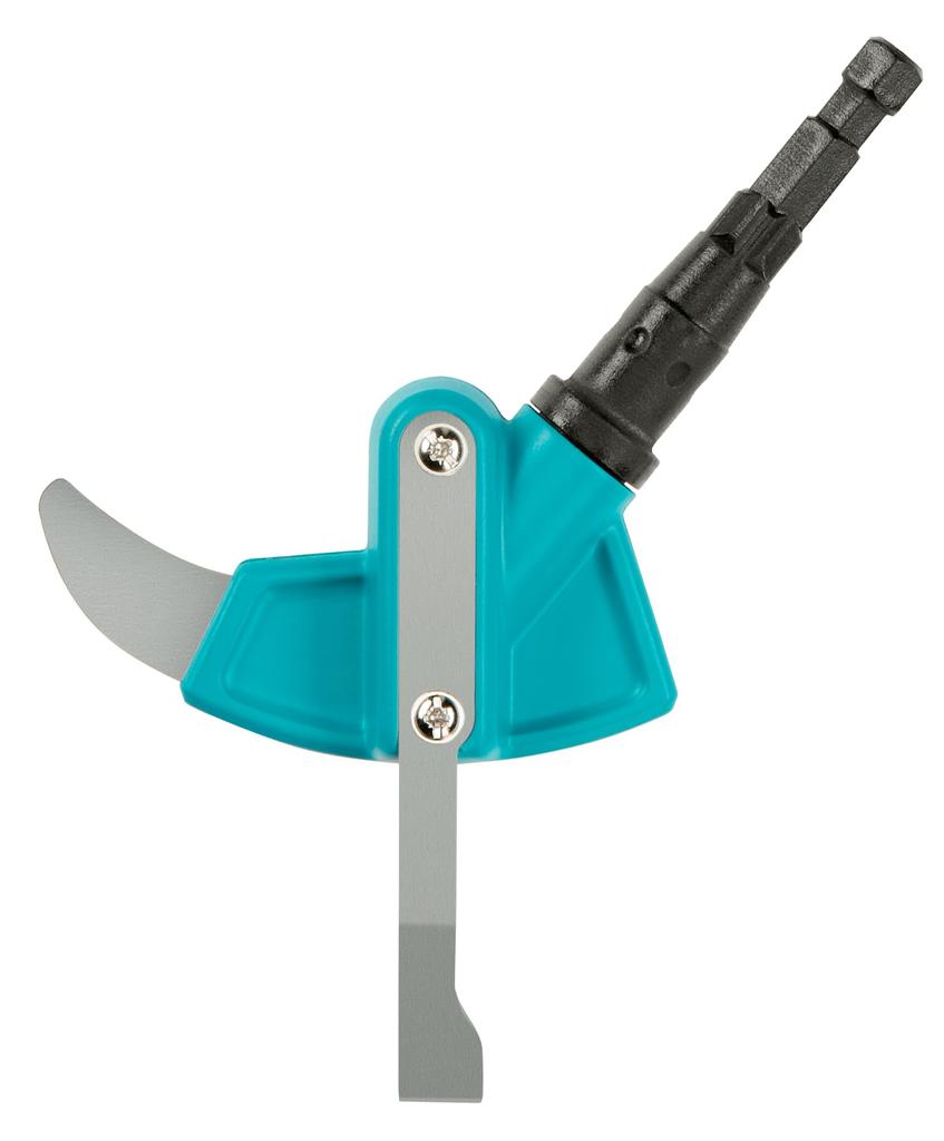 GARDENA Combi System Patio Product Up to 25 2-in-1 Weeder, Turquoise/Silver, 3607-20. Warranty Years.