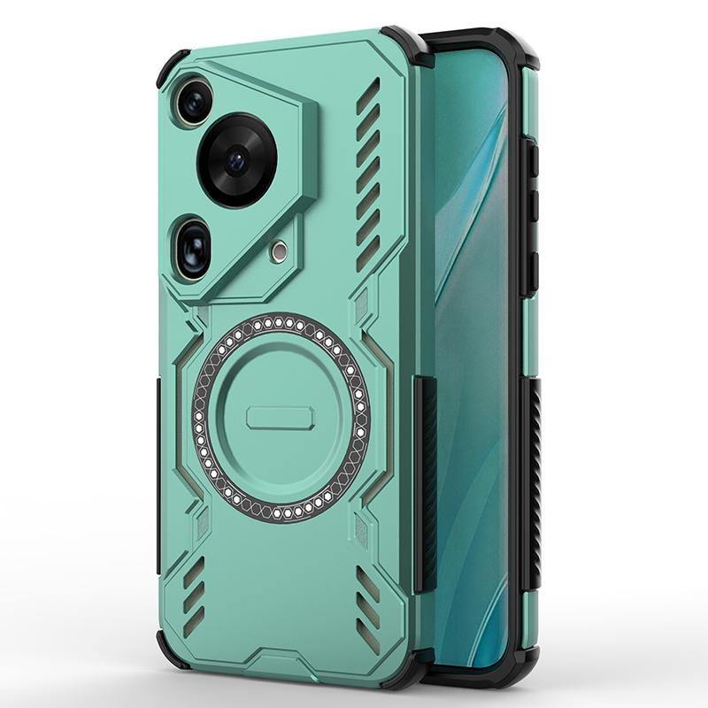 KEYSION Hollow Heat Dissipation Case for Huawei Pura 70 Pro+ Magnetic Cooling Shockproof Phone Cover for Huawei Pura 70 Ultra