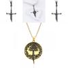 Stylish Punk Alloy Pendant Necklace Featuring Short Sword Design From