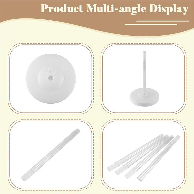 M-Modern-Plastic Balloon Arch Column Stand With Base Kits Wedding Birthday Party Decor