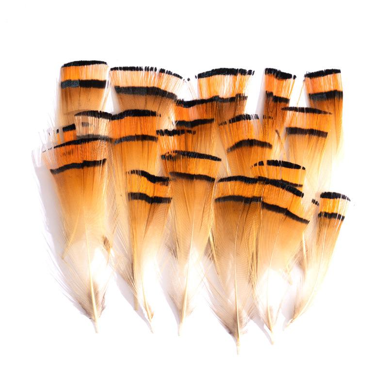 80 Natural Pheasant Feather Decorative Diy Jewelry Hair Accessories Material Cat Stick Toy Accessories