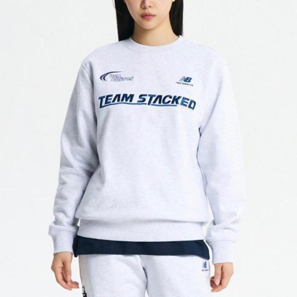 

New Balance Half Club Public Team Stacked Brushed Sweatshirt Nbncd42923 16 100(L)