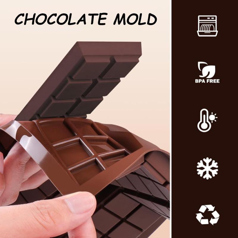 1PC food grade chocolate mold silicone chocolate mold rectangular baking tool