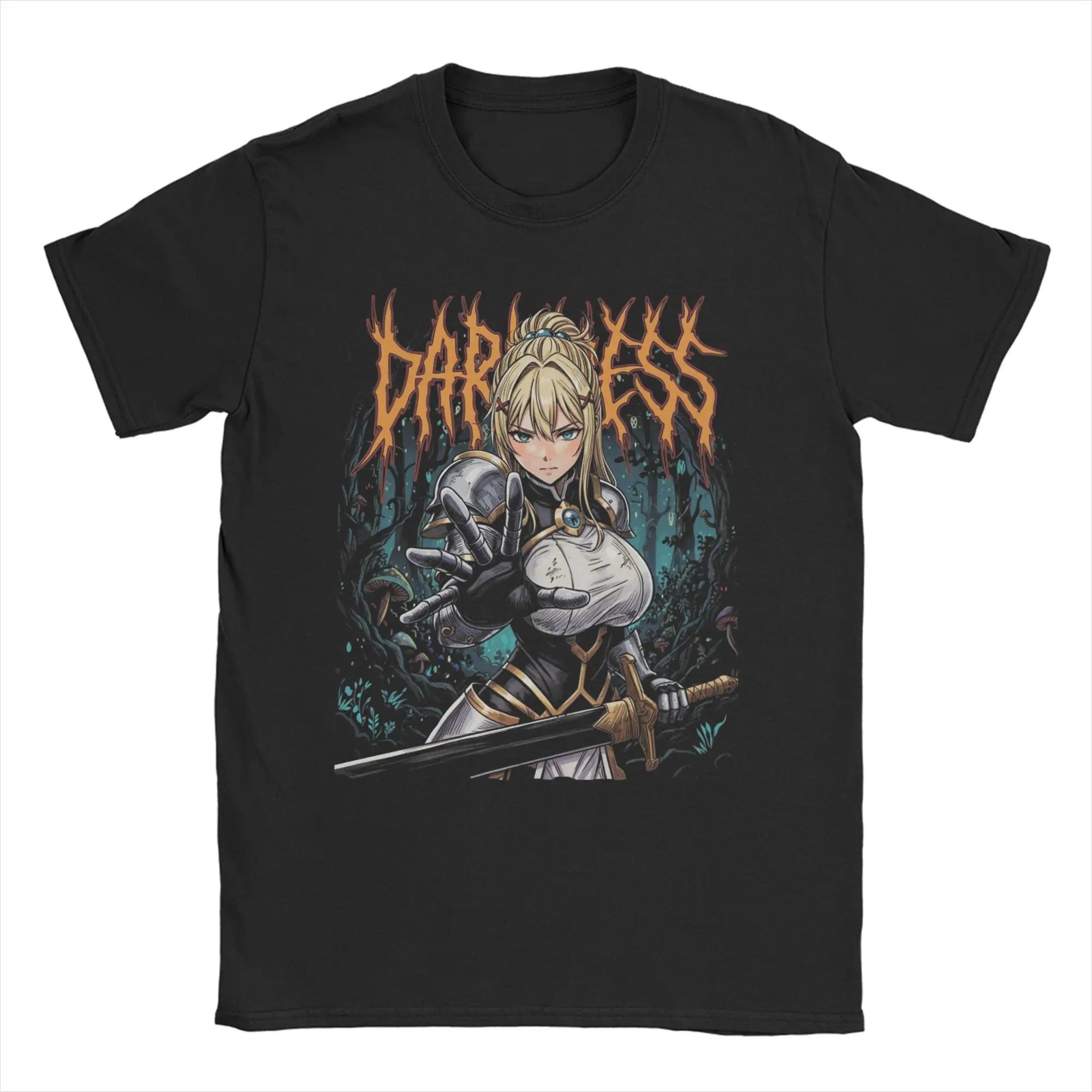 

Aqua KonoSuba T-Shirt Men Women Cool Cotton Tee Shirt Round Neck Short Sleeve T Shirt Arrival Clothing S