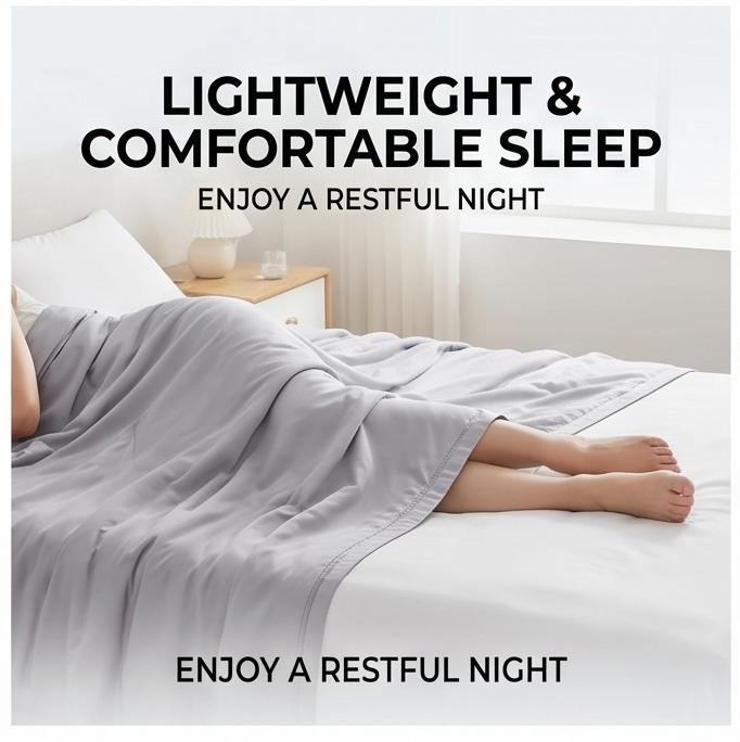 2026 Cooling Summer Blanket, Machine Washable Ice-Sense Quilt, Baby-Safe, Lightweight for Bed, Sofa, Student Dorm, Multiple Sizes