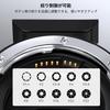 K&F CONCEPT Electronic Contact Mount Adapter EF-EOS R with Autofocus Function, Compatible with Canon EF/EF-S Mount Lenses, RF Mount Camera Conversion,