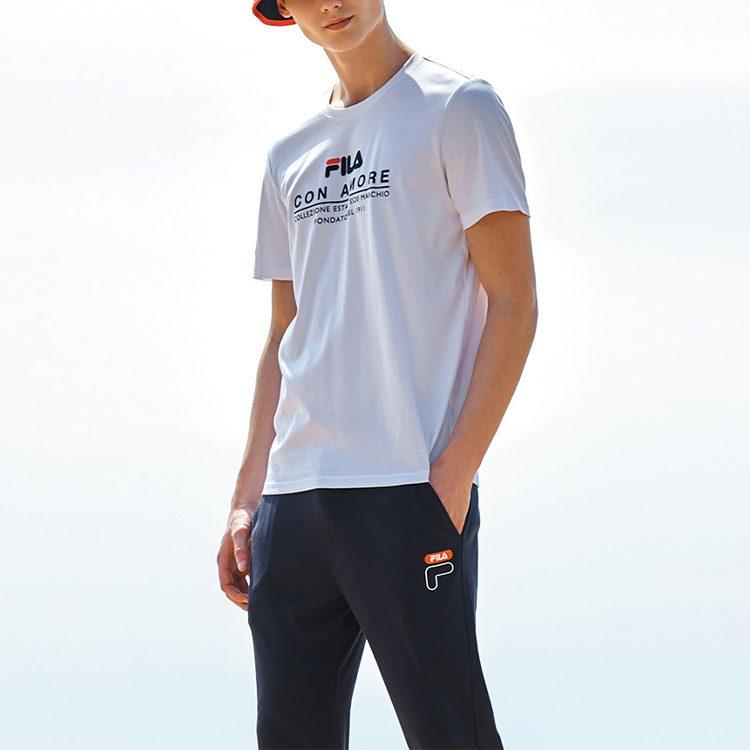 FILA T Shirt Men's Standard White F11M028114GWT