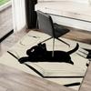 Cute Hand Drawn Black Cat Book Print Doormat Non-Slip Absorbent Washable Floor Mat for Bathroom Entryway Cat Lovers