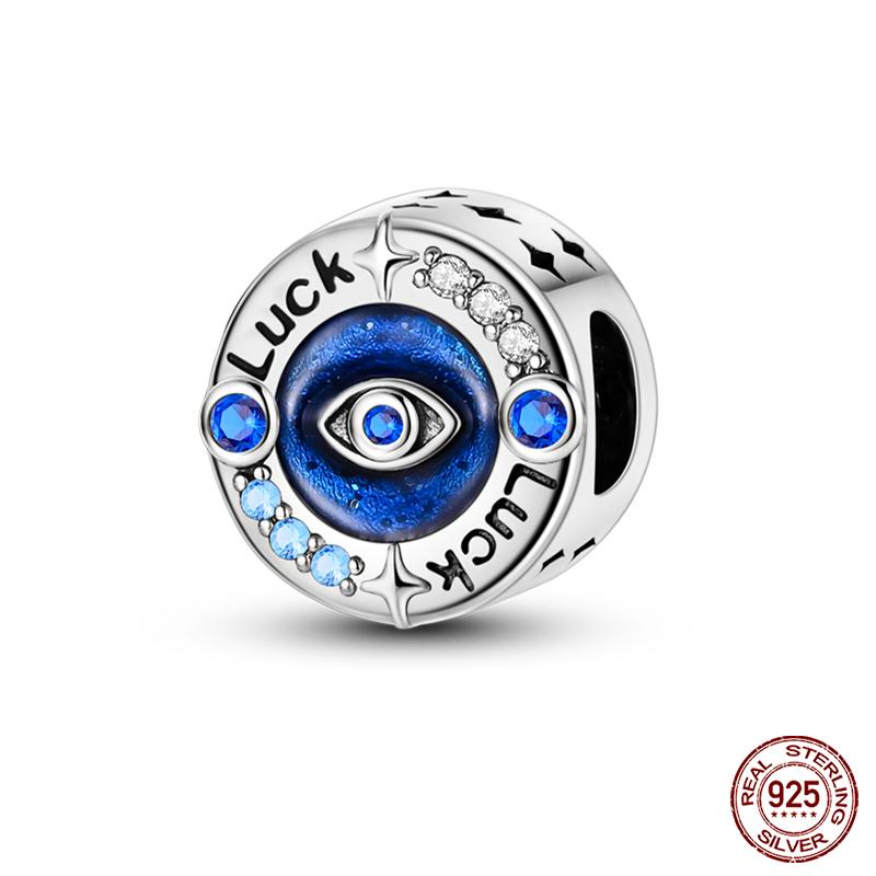 100% Copper Love Cross Bible Pendants Luminous Ufo Charms Beads Fit Qikaola Original Bracelet Fine Diy Jewelry Gift