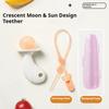 Baby Silicone Baby Can Boil Toothpaste Bite Toy Teething Period Anti-eating Hand Molar Stick Anti-chain