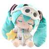 Poupée dormeuse Hatsune Miku 30 cm Panda Hatsune Miku Position debout Miku Dessin animé Poupée en peluche Hatsune Produit dérivé Cadeau de Noël