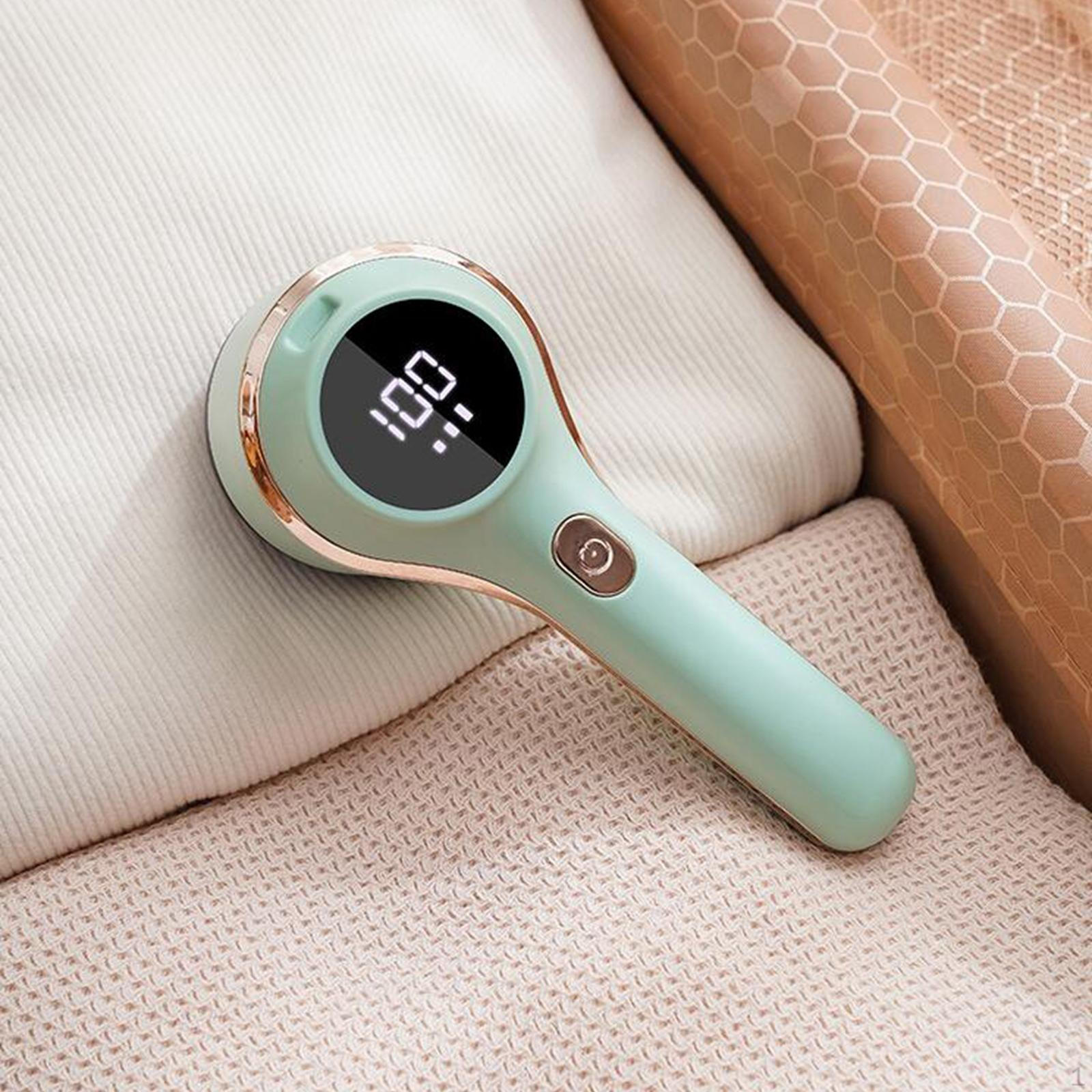 

Электрическая бритва для удаления катышков, 6 лезвий, многофункциональная, 3 уровня регулировки, USB зелёный