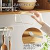 Coollooda Kitchen Paper Holder, Under-Cabinet Towel Holder, Kitchen Paper Storage, Roll Holder, Hanging, No Tools Required, Easy Installation, No Dril
