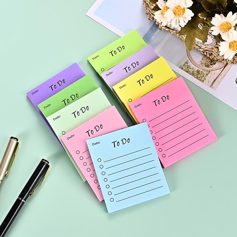Reusable Sticky Notes for Students - Strong Adhesive Label Stickers & Memo Paper for Elementary School