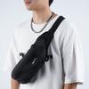 Nike Polyester One Shoulder Crossbody Bag, Sling Bag, Fanny Pack Regular Unisex Pure Black Casual BZ9814-067