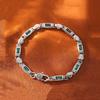 Heavy Industry Creates Rattan Pattern Bracelet Retro Bracelet Couple