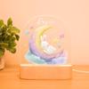 Personalized Pet Luminous Ornament Dreamy Bunny Moon Lamp Valentine Day Surprise Gift For Pet Lovers Warm Home Decoration Kids