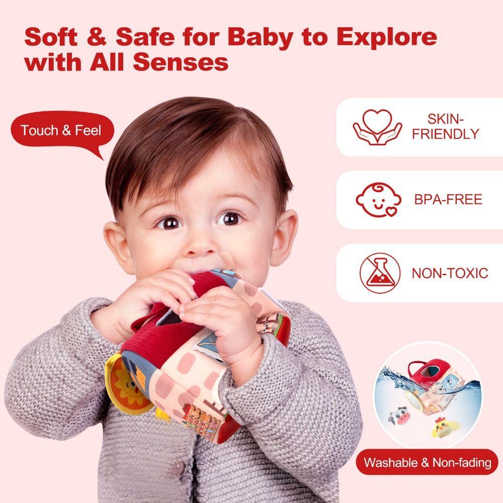 With Sound Baby Soft Plush Animals Farm Simulated Animals Cognition Doll  Kids Birthday Christmas