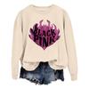 Women's Fashionable And Casual Long Sleeve Round Neck Printed Sweatshirt