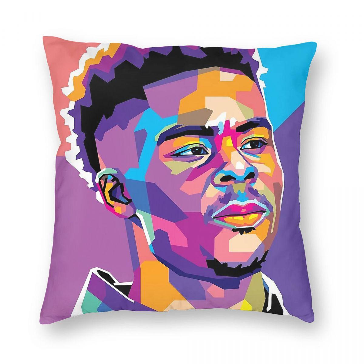 Bukayo Saka Wpap Style Square Pillowcase Polyester Linen Velvet Printed Zip Decorative Throw Pillow Case Home Cushion Case 30x30cm