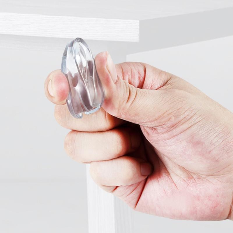 4/10Pcs Clear Anti-Collision Coffee Table Furniture Corner Protectors Soft Corner Sheathing Living Room Decor