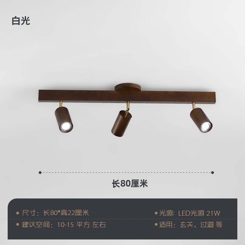 

Светодиодный потолочный светильник из дерева с точечными светильниками для гостиной, спальни, коридора, дома, современные люстры для внутреннего освещения Warm White