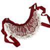 Romance Bonnet Hat Styling Headbands Lace Flower Hairhoop For Women Girl Anime Event Photoshoots And Costume Parties