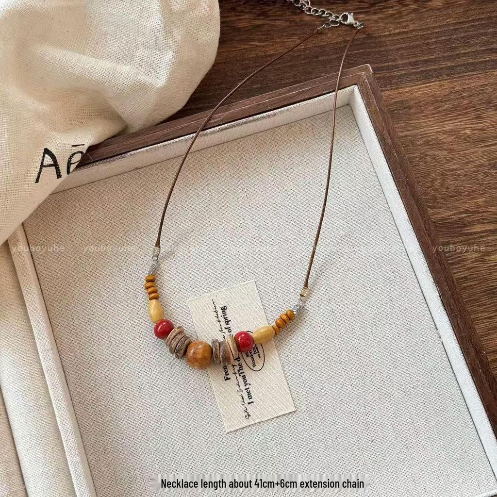 Bohemian Vintage Beaded Tassel Necklace for Women - 2025 Holiday Style