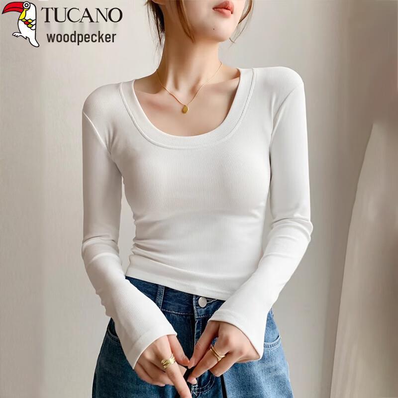 

Woodpecker Women s Round Neck Long Sleeve T-Shirt XL