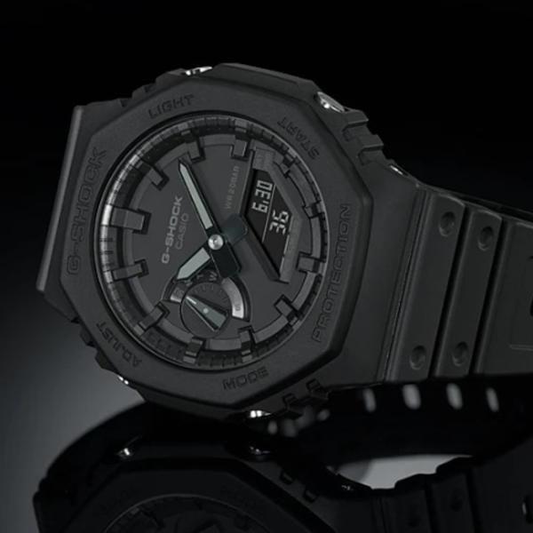 Used CASIO Casio G-SHOCK G-Shock GA-2100-1A1 Men's Watch Matte Black Black Parallel Import Product