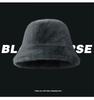 Imitation Fox Hair Plush Hat Female Winter Face Small Thickened Warm Bucket Hat Big Head Circumference Cold Basin Hat