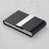 Business Card Holder Case - Slim PU Leather Metal Pocket Card Holder with Magnetic Shut, Name Card Holder