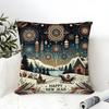 Classical Mural Patterns And Religious Prints Pillow Case Linen Pillow Case Sofa Home Decor Cushion Cover Cushion Cove