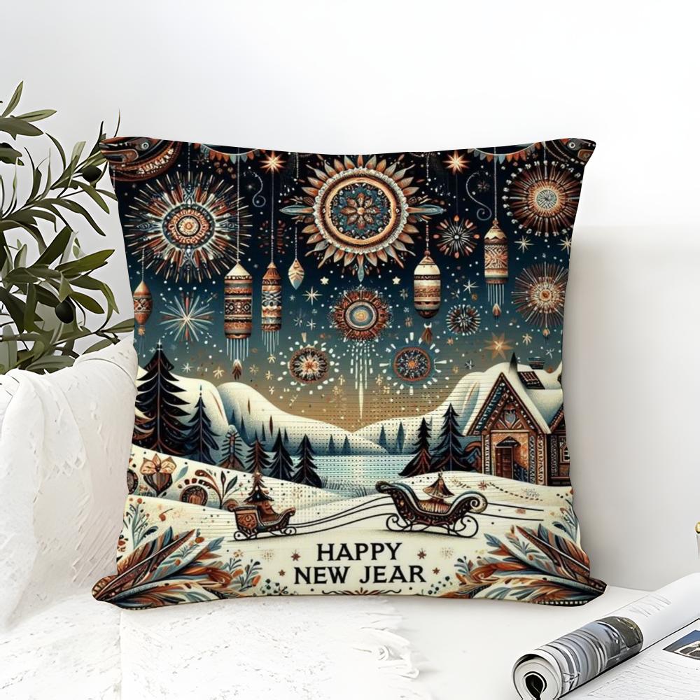 Classical Mural Patterns And Religious Prints Pillow Case Linen Pillow Case Sofa Home Decor Cushion Cover Cushion Cove
