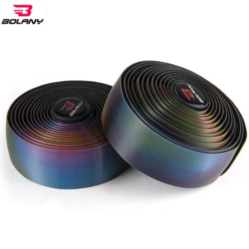 VIARON 5D Gradient Handlebar Tape Road Bike PU Wrap Shock Absorbing Sweatproof Grip