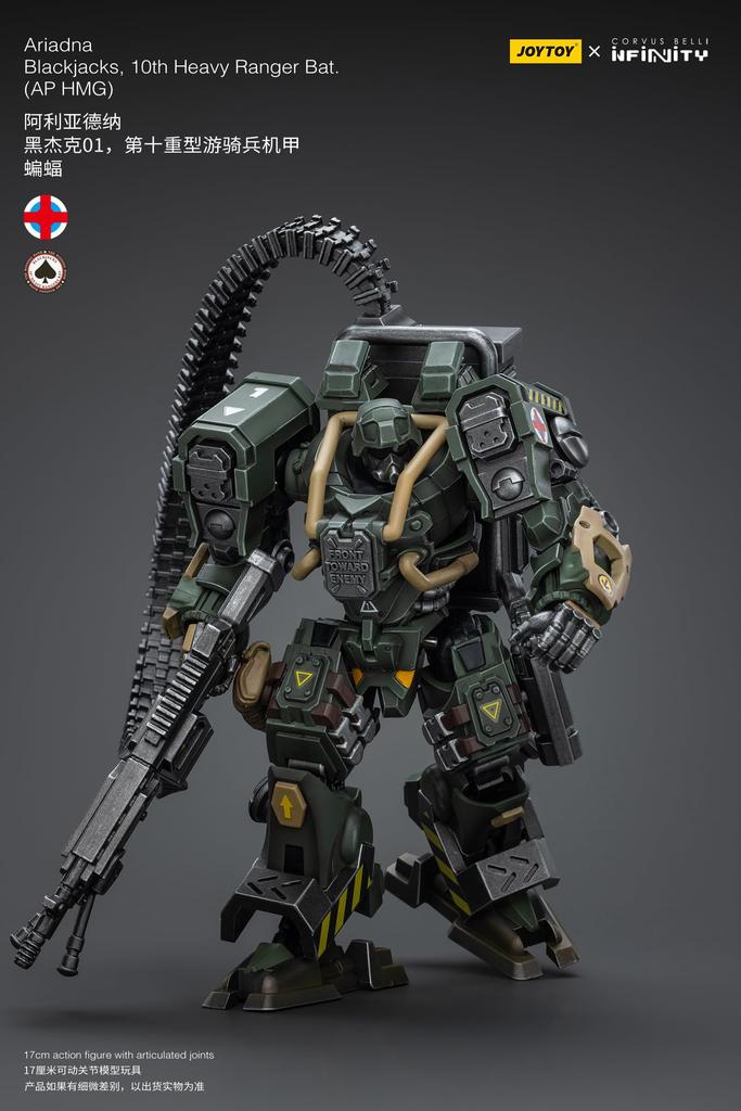 JoyToy Infinity Corbus Belly Ariadna Blackjack 10th Heavy Ranger Bat Scale Action Figure (AP HMG) 118