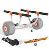 VEVOR Kayak Cart, 158.8 Kg Load Capacity, Kayak Trolley with 30.5 Cm Inflatable PU Tires & 2 Straps, Assembles & Disassembles Within Seconds