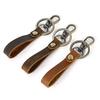 Original And Personalized Retro Mad Horse Leather Keychain, First Layer Leather Gift Keychain, A Large Number Of
