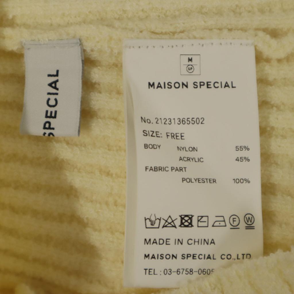 MAISON SPECIAL Long sleeve rib knit FREE Generation Women Used