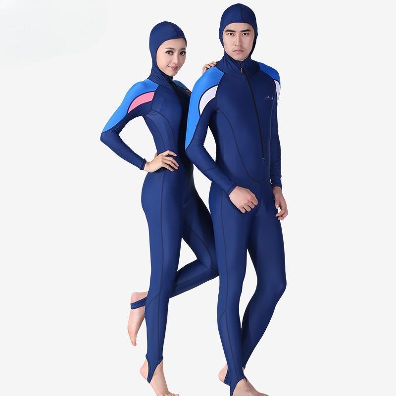 Snorkeling Diving Suit Men's One-piece Hooded Swimsuit Swimsuit Spearfishing Wetsuit Men Wetsuit Women Freediving Suit